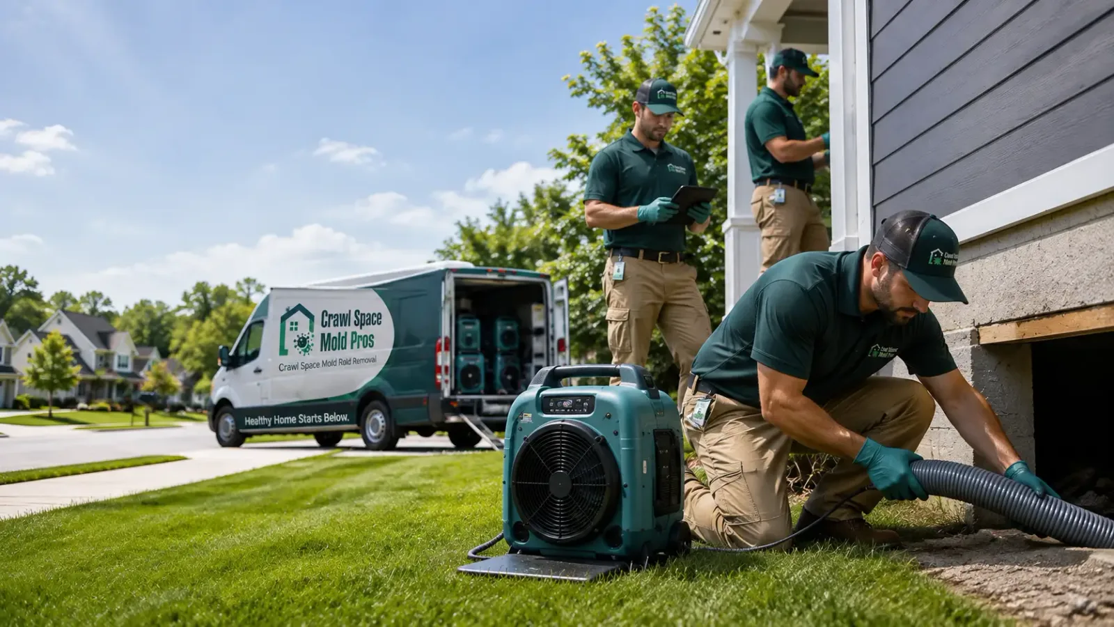Crawl Space Mold Removal in Bendena, KS